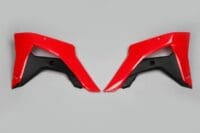UFO Radiateurkappen OEM kleur rood/zwart Honda CRF450RX