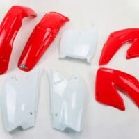 800Wx800H-1086935003-1 UFO Plastic kit OEM kleur rood/wit Honda CR125R/250R