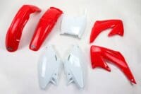 UFO Plastic kit OEM kleur rood/wit Honda CR125R/250R