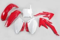 UFO Plastic kit OEM kleur rood/wit Honda CRF450R
