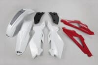 UFO Plastic kit OEM kleur wit/rood/grijs Husqvarna CR125/CR250