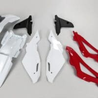 800Wx800H-1087051001-1 UFO Plastic kit OEM kleur wit/rood/grijs Husqvarna CR125