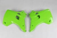 UFO Radiateurkappen groen Kawasaki KX125/250