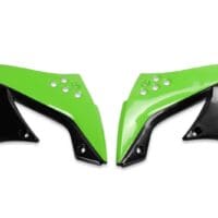 800Wx800H-1087185001-1 RADIATOR KAPPEN KAWA KXF450 '09 GROEN KX OEM /OND.D ZWART