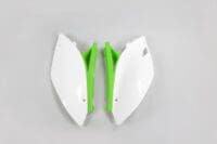 UFO Zijnummerplaten wit/groen Kawasaki KX450F