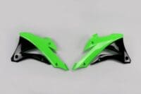 UFO Radiateurkappen OEM kleur Kawasaki KX85