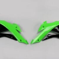 UFO Radiateurkappen OEM kleur Kawasaki KX85
