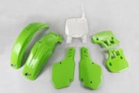 UFO Plastic kit OEM kleur Kawasaki KX500