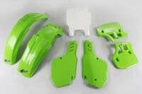 UFO Plastic kit OEM kleur Kawasaki KX500