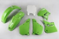 UFO Plastic kit OEM kleur Kawasaki KX250