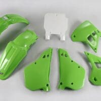 UFO Plastic kit OEM kleur Kawasaki KX250