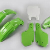 UFO Plastic kit OEM kleur Kawasaki KX125
