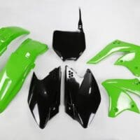 UFO Plastic kit OEM kleur Kawasaki KX250F