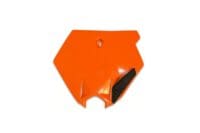 UFO Voornummerplaat oranje KTM SX85