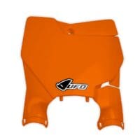 UFO Stadium voornummerplaat oranje KTM
