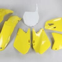 800Wx800H-1087714001-1 UFO Plastic kit OEM kleur geel/wit Suzuki RM125/250
