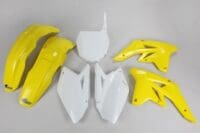 UFO Plastic kit OEM kleur geel/wit Suzuki RM-Z250