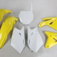 800Wx800H-1087721001-1 UFO Plastic kit OEM kleur geel/wit Suzuki RM-Z450