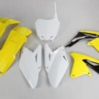 UFO Plastic kit OEM kleur geel/zwart/wit Suzuki RM-Z450