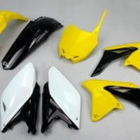 UFO Plastic kit OEM kleur geel/zwart/wit Suzuki RM-Z250