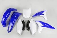 UFO Plastic kit OEM kleur blauw/wit Yamaha YZ250F
