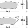 BREMBO remblokken 07BB04CC Carbon Ceramic