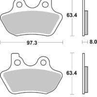 BREMBO remblokken 07HD16CC carbon ceramic