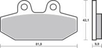 BREMBO remblokken 07HD23SP gesinterd metaal