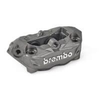 HyperFocal: 0 BREMBO M4 Front Left Brake Caliper Titanium Ø32mm
