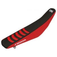 800Wx800H-1091117-1 BLACKBIRD Double Grip 3 Seat Cover Red/Black Honda CRF450R