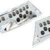 V PARTS OEM LED Type Indicators Chrome Piaggio Zip 50