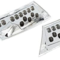V PARTS OEM LED Type Indicators Chrome Piaggio Zip 50