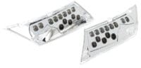 V PARTS OEM LED Type Indicators Chrome Piaggio Zip 50
