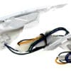 V PARTS OEM LED Type Indicators Chrome Piaggio Zip 50