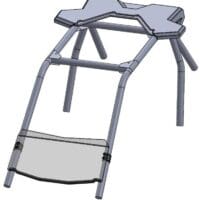 DIRECTION 2 Front Low Windshield Polaris RZR RS3