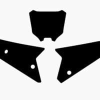 800Wx800H-1095845003-1 BLACKBIRD Plate Stickers Black Honda CRF450