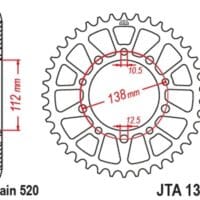 800Wx800H-1096558004-1 JT SPROCKETS Alu Standard Rear Sprocket - 520