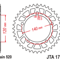 800Wx800H-1096565006-1 JT SPROCKETS Alu Standard Rear Sprocket - 520