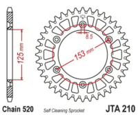 800Wx800H-1096566017-2 JT SPROCKETS Standaard achtertandwiel aluminium - 520
