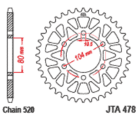 800Wx800H-1096571003-1 JT SPROCKETS Alu Standard Rear Sprocket - 520
