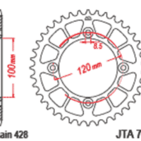 800Wx800H-1096574001-1 JT SPROCKETS Alu Standard Rear Sprocket - 428