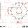 JT SPROCKETS Steel Noise Free Front Sprocket - 520