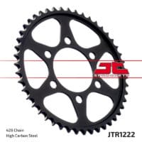 JT SPROCKETS Standaard staal achtertandwiel 1222 - 428