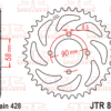 JT SPROCKETS Rear Sprocket  Steel Standard - 428