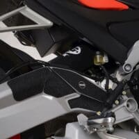 R&G RACING Frame Boot Guard Set 3 Pieces - Black Aprilia