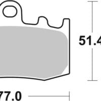 BREMBO Road/Sport Sinter Brake Pads - 07BB26SR