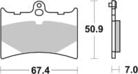 800Wx800H-1103756-1 BREMBO Road/Sport Sinter Brake Pads - 07GR56SR
