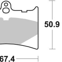 BREMBO Road/Sport Sinter Brake Pads - 07GR56SR