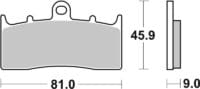 800Wx800H-1103757-1 BREMBO Road/Sport Sinter Brake Pads - 07GR62SR