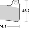 BREMBO Road/Sport Sinter Brake Pads - 07HO50SR